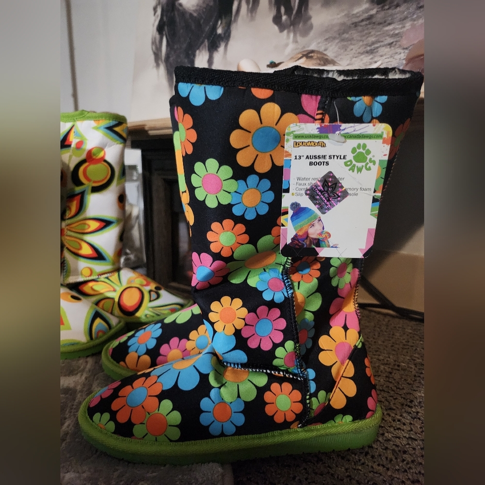 13"  Magic Bus Tall Black Loudmouth Boot by DAWGS